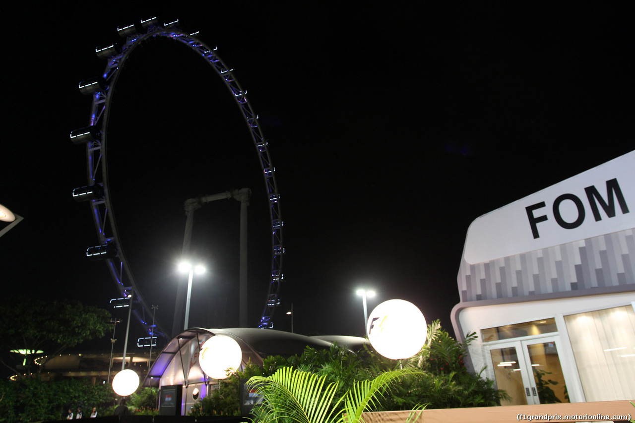 GP SINGAPORE, 18.09.2014 - Singapore flyer