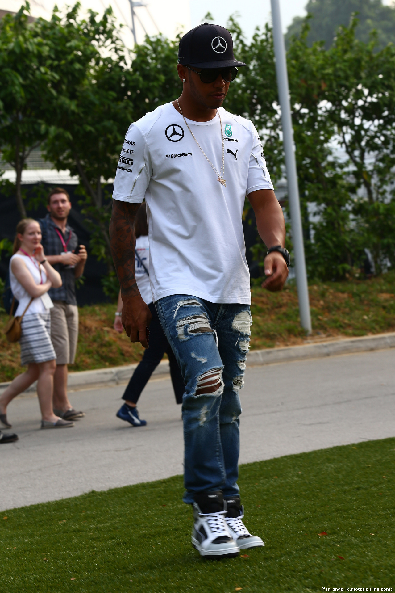 GP SINGAPORE, 18.09.2014 - Lewis Hamilton (GBR) Mercedes AMG F1 W05