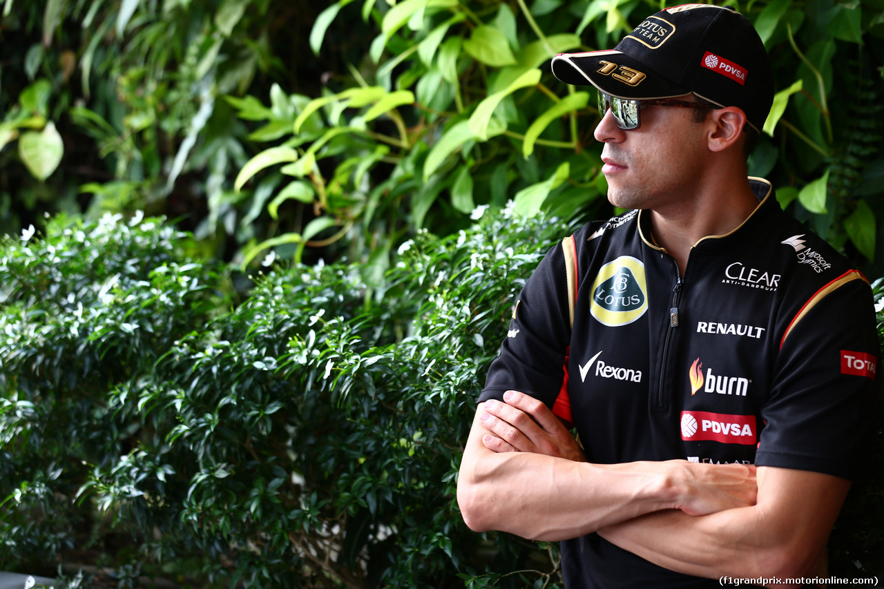GP SINGAPORE, 18.09.2014 - Pastor Maldonado (VEN) Lotus F1 Team E22