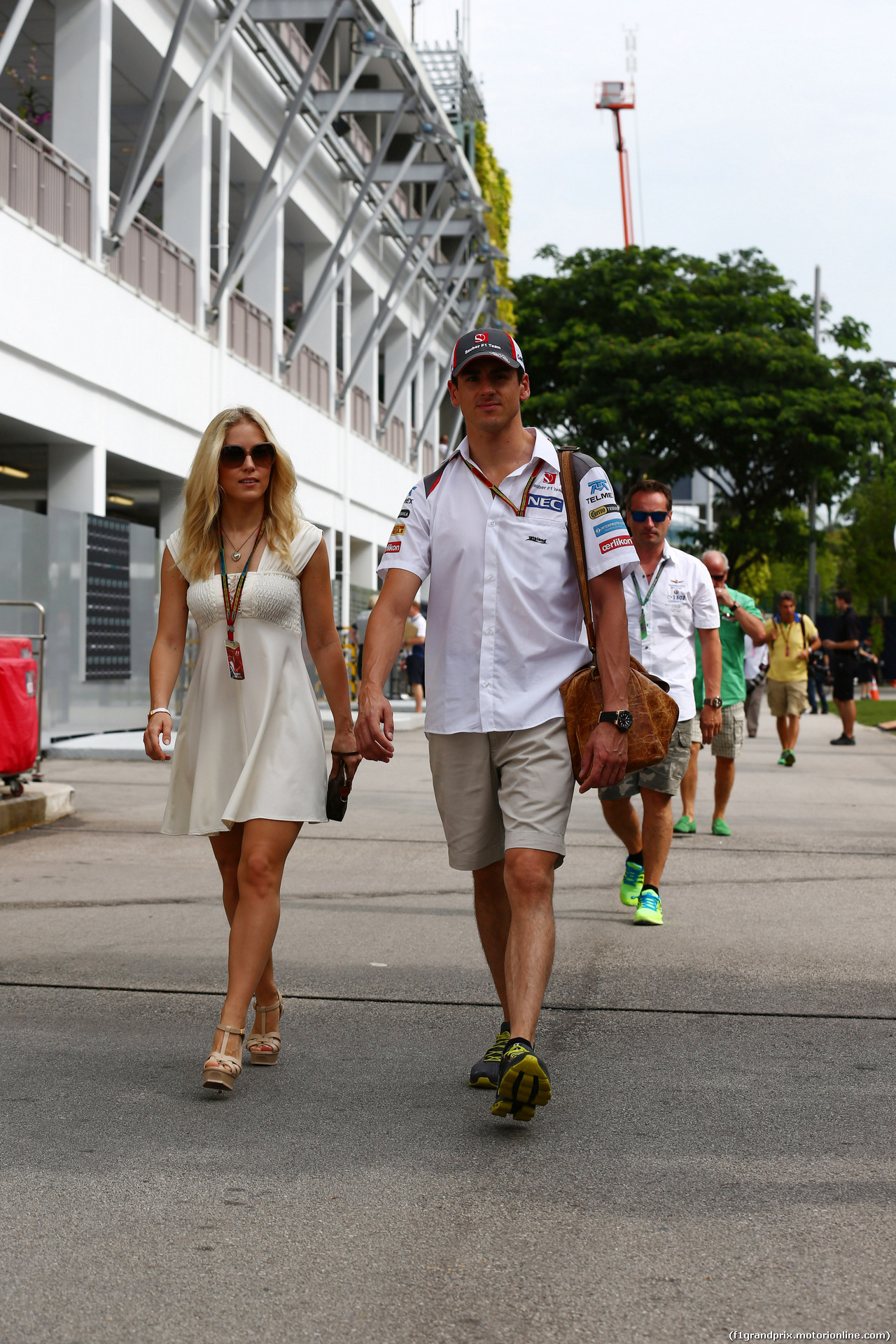 GP SINGAPORE, 20.09.2014 - Adrian Sutil (GER) Sauber F1 Team C33 e Domenica