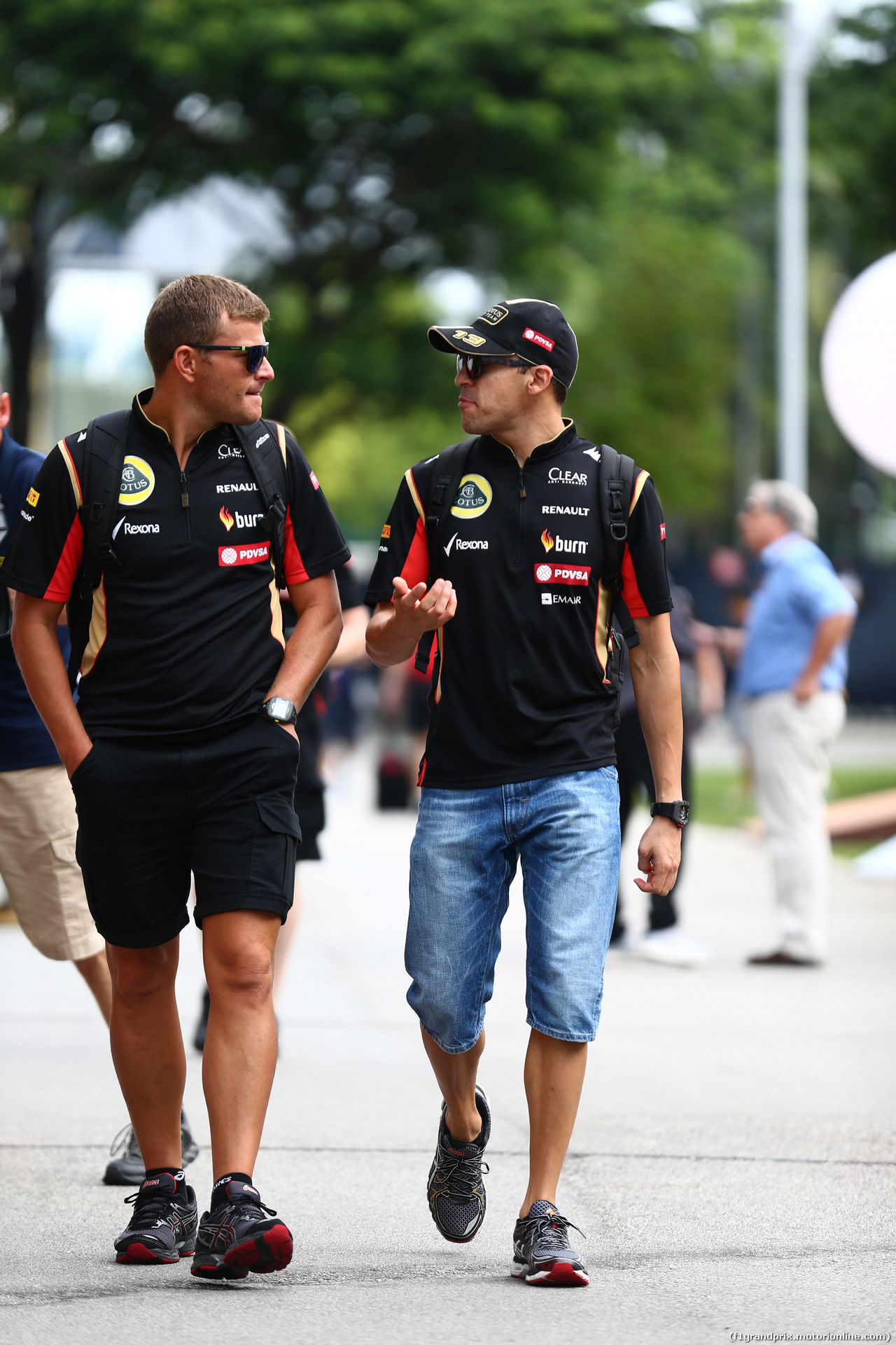 GP SINGAPORE, 20.09.2014 - Pastor Maldonado (VEN) Lotus F1 Team E22