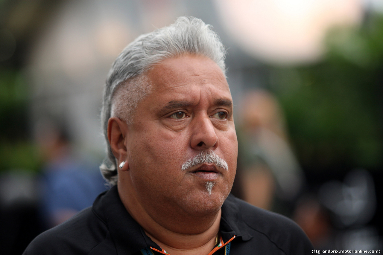 GP SINGAPORE, 20.09.2014 - Prove Libere 3, Vijay Mallya (IND), Chairman e Managine Director Force India
