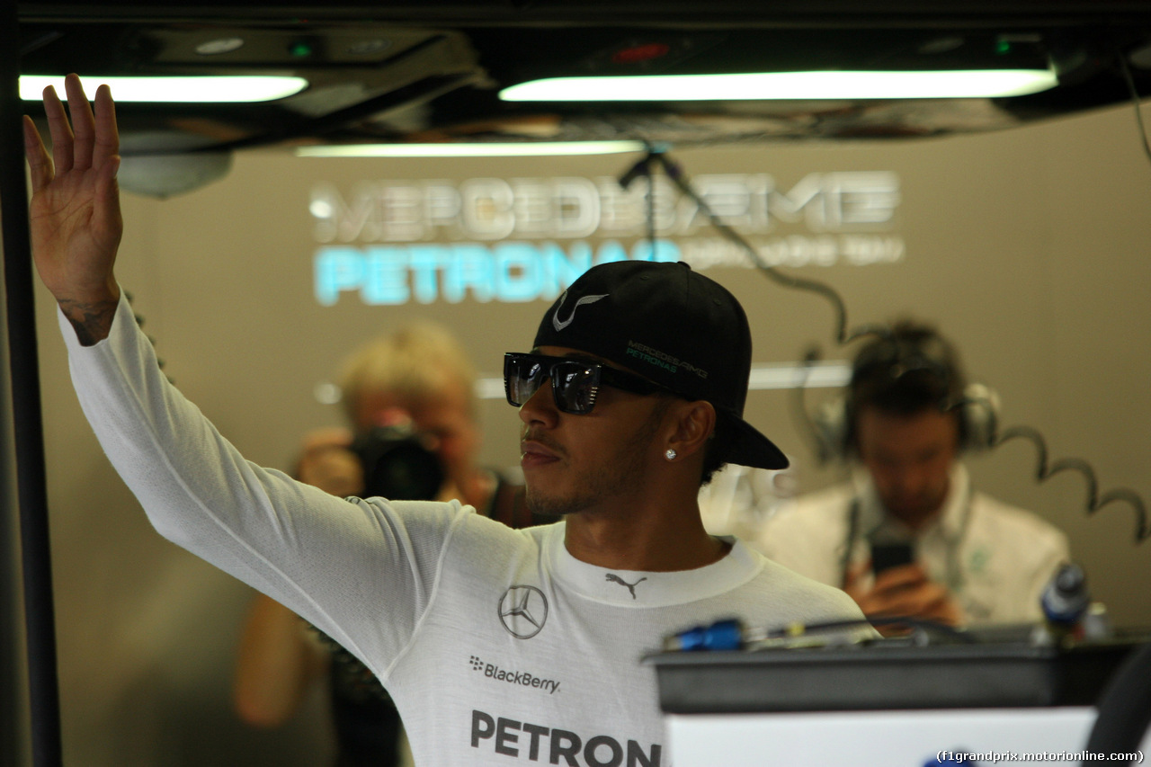 GP SINGAPORE, 20.09.2014 - Prove Libere 3, Lewis Hamilton (GBR) Mercedes AMG F1 W05
