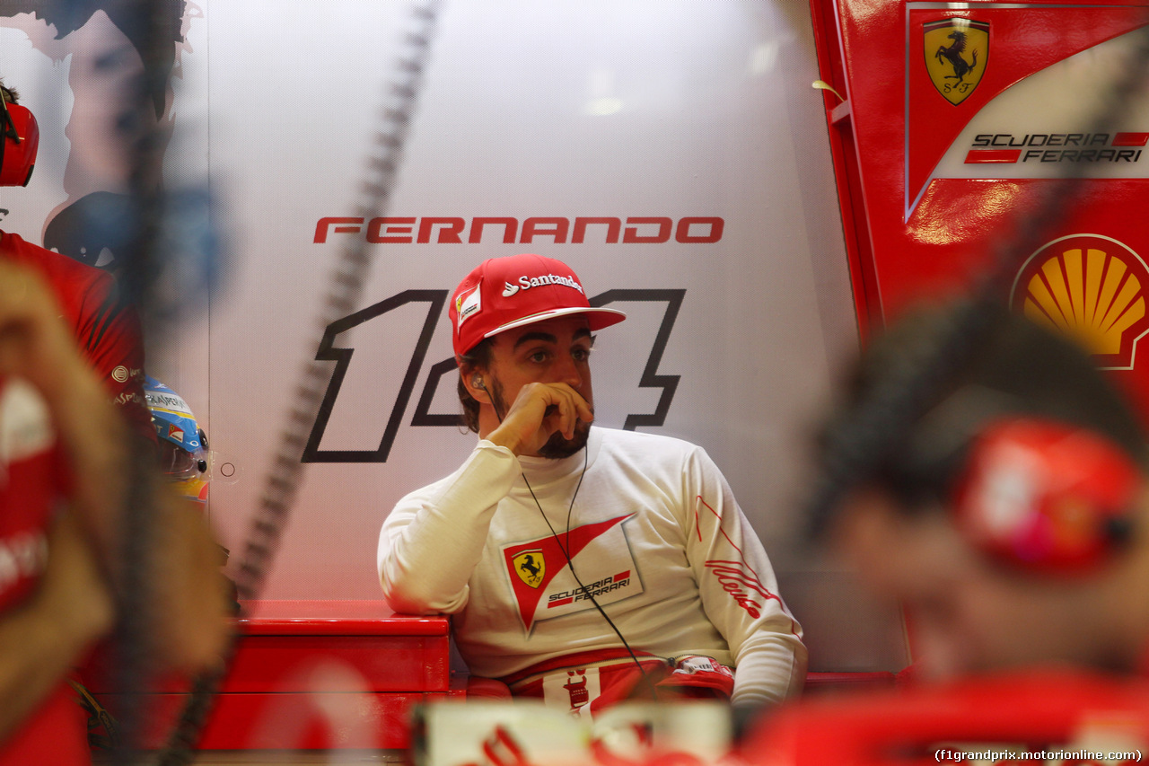 GP SINGAPORE, 20.09.2014 - Prove Libere 3, Fernando Alonso (ESP) Ferrari F14-T