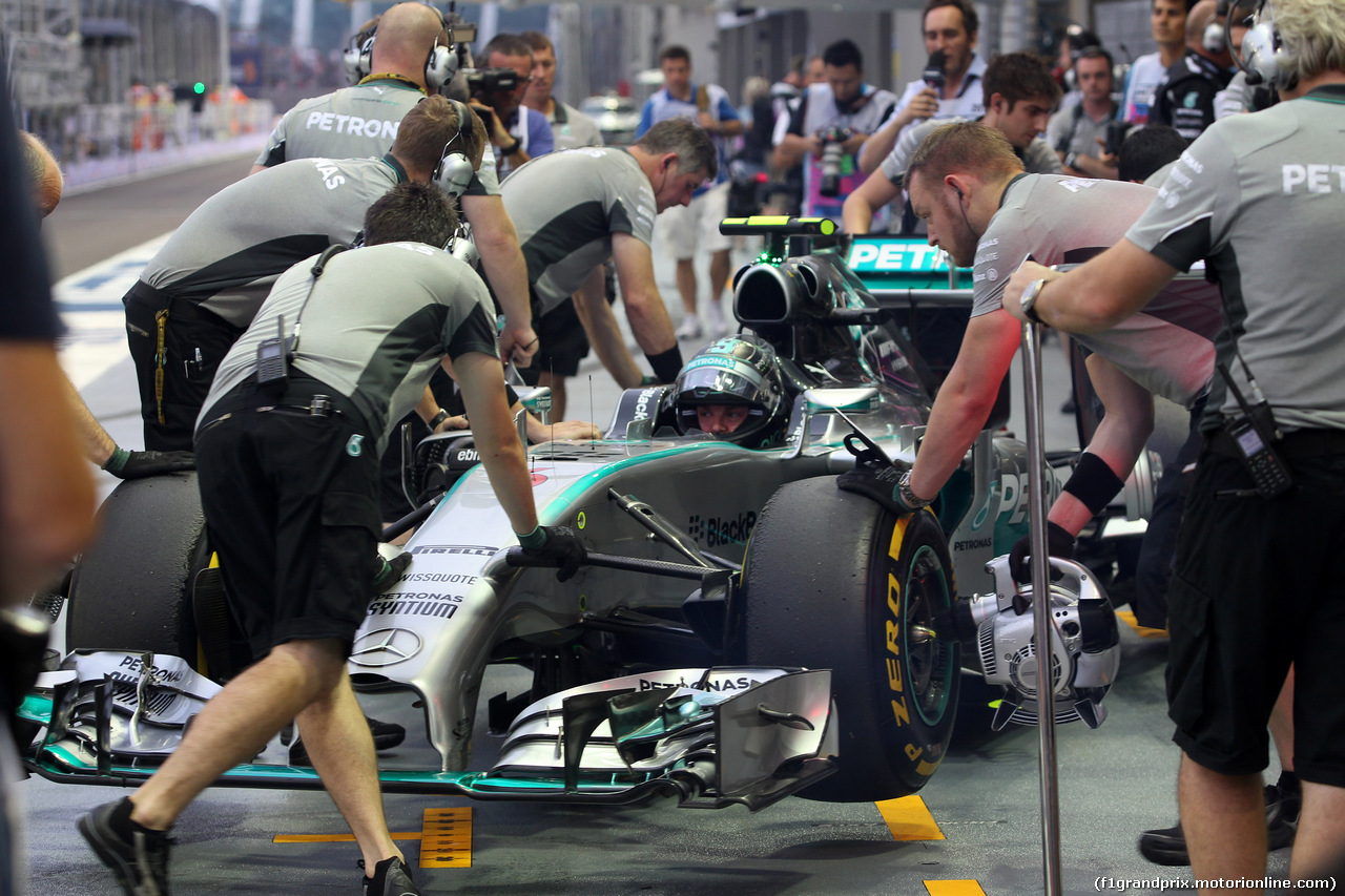 GP SINGAPORE, 20.09.2014 - Prove Libere 3, Nico Rosberg (GER) Mercedes AMG F1 W05