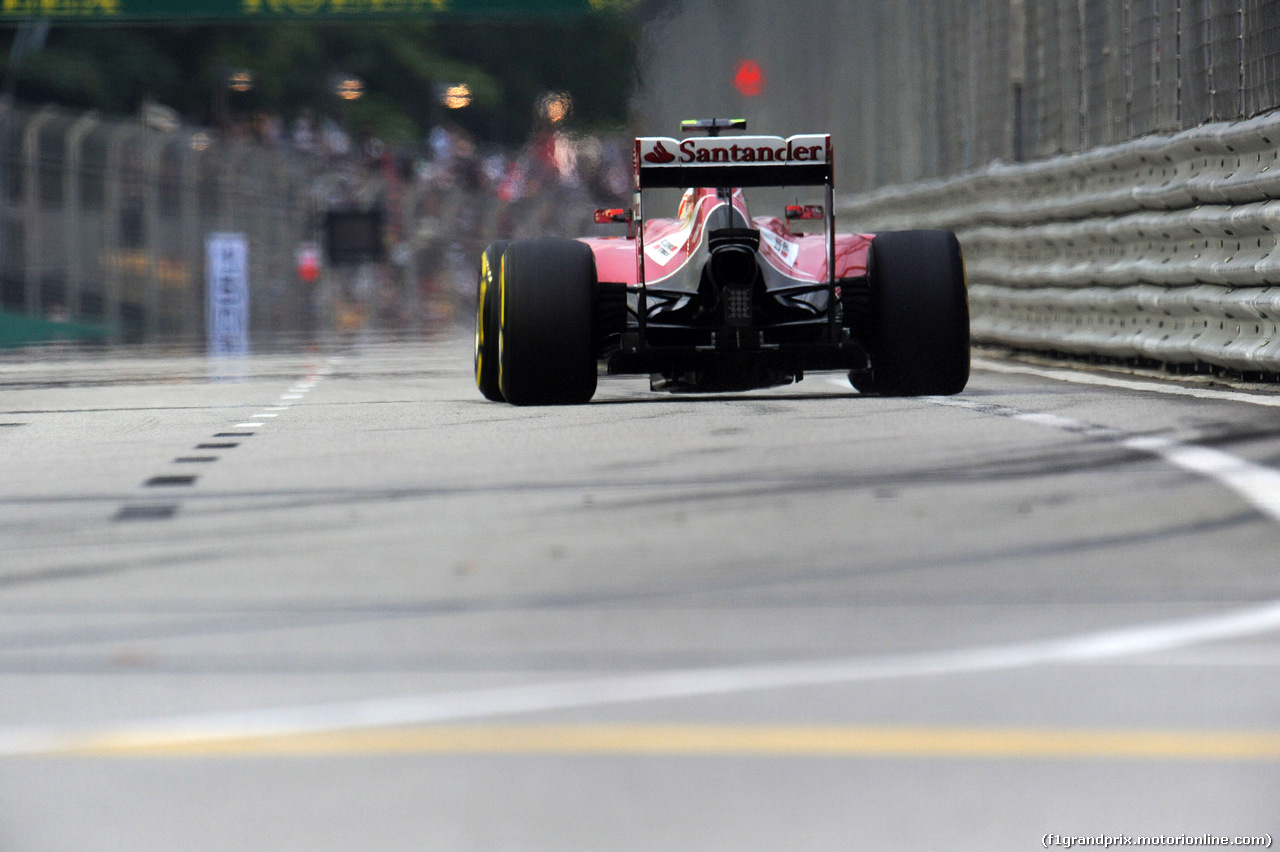 GP SINGAPORE, 20.09.2014 - Prove Libere 3, Kimi Raikkonen (FIN) Ferrari F14-T