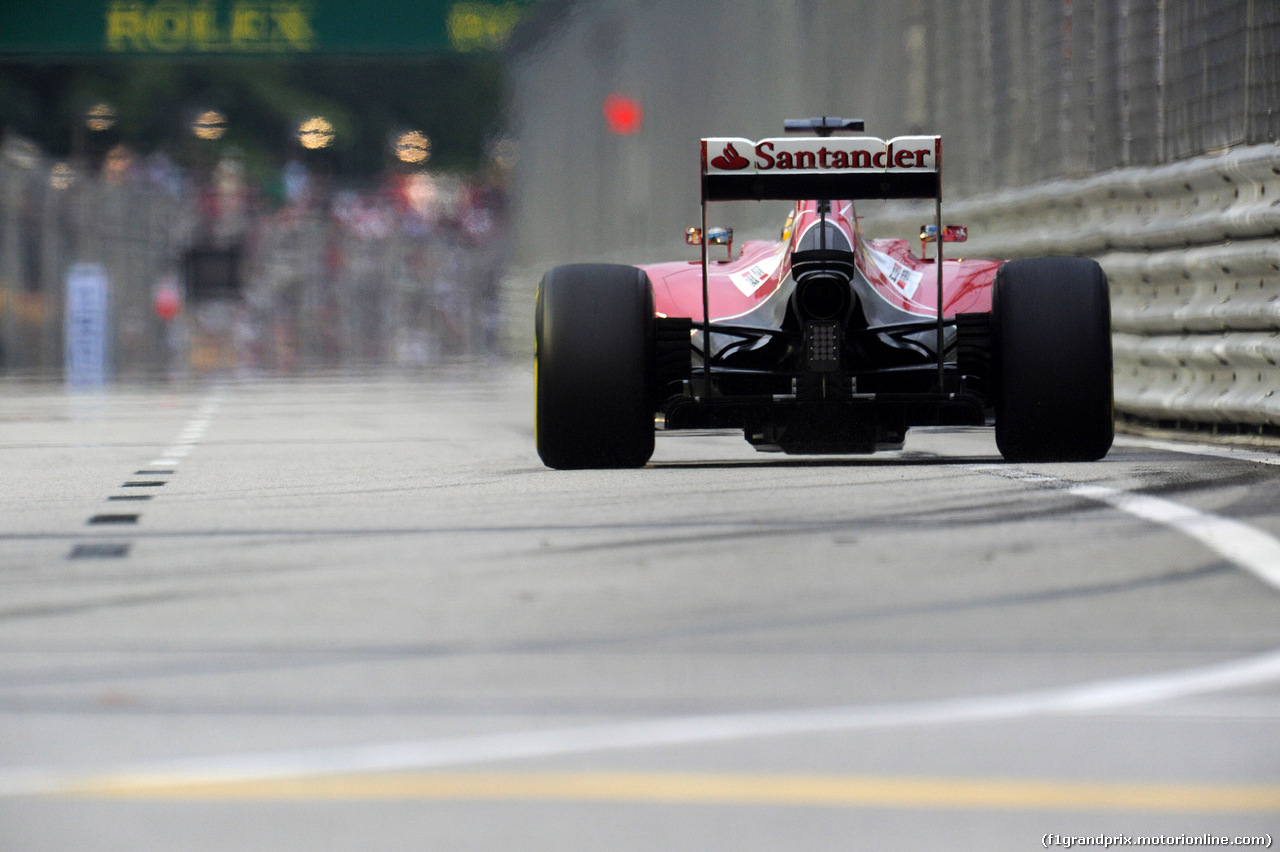 GP SINGAPORE, 20.09.2014 - Prove Libere 3, Fernando Alonso (ESP) Ferrari F14-T