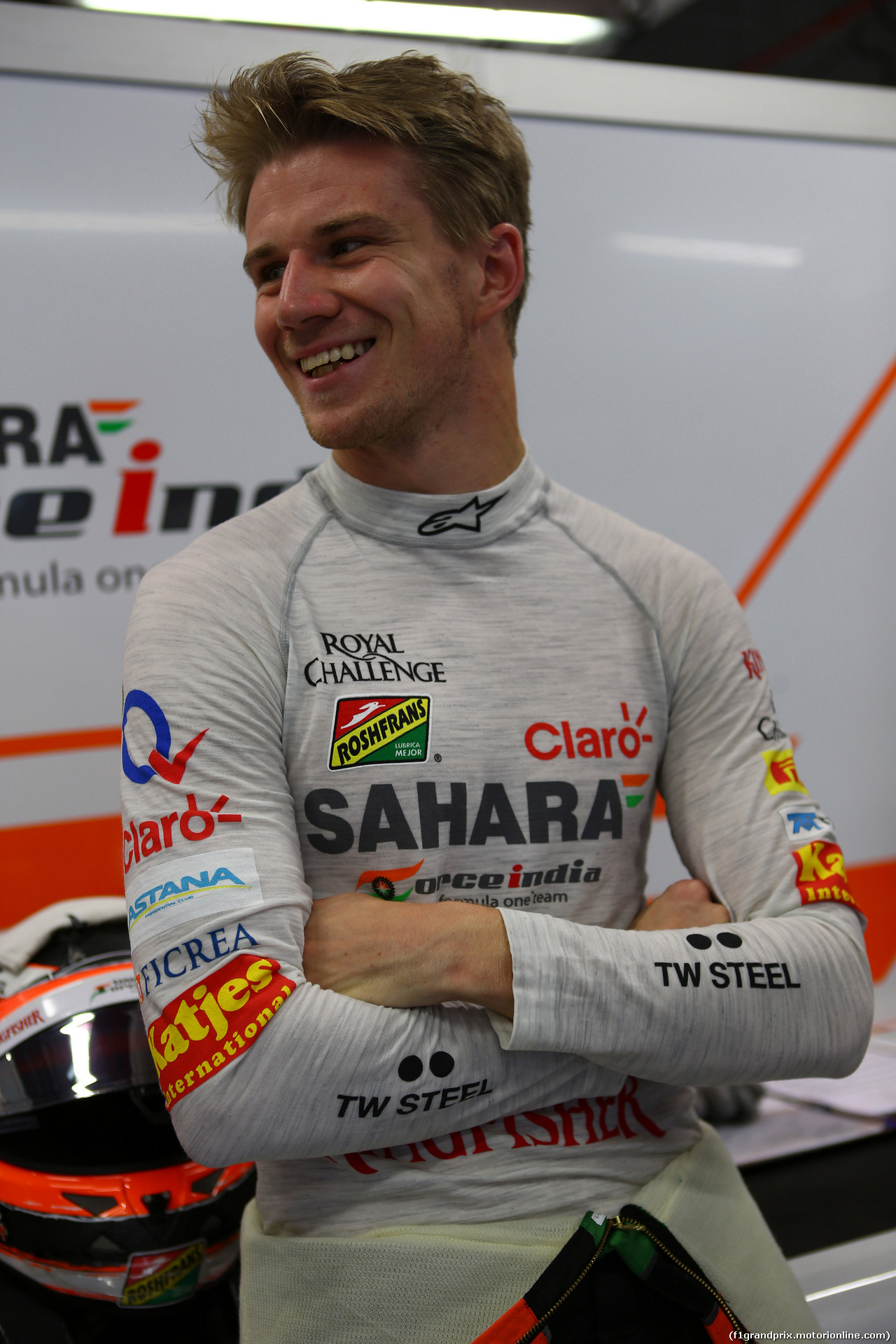 GP SINGAPORE, 20.09.2014 - Prove Libere 3, Nico Hulkenberg (GER) Sahara Force India F1 VJM07