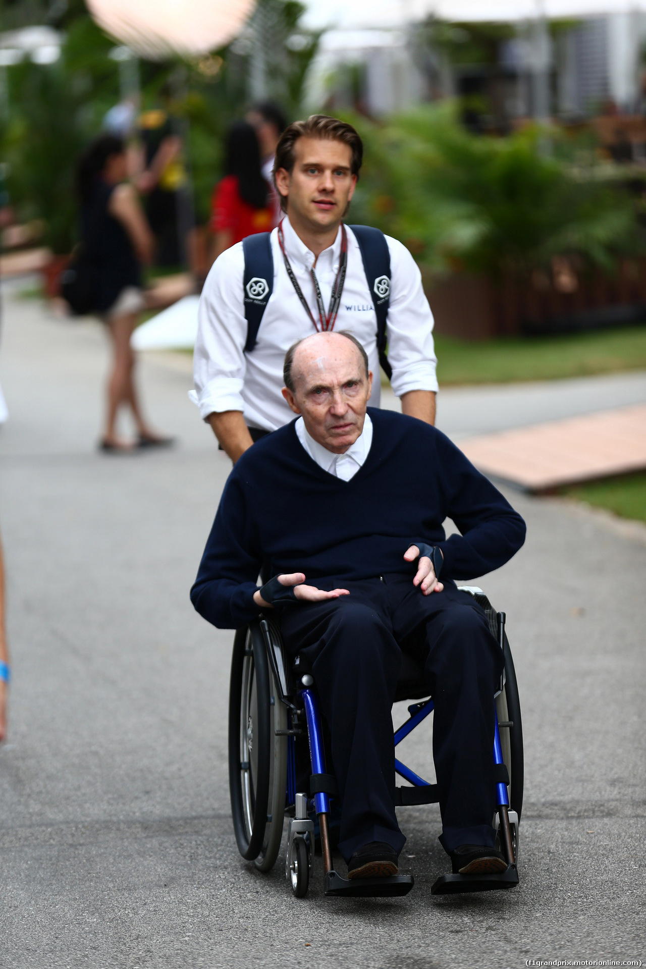 GP SINGAPORE, 20.09.2014 - Prove Libere 3, Sir Frank Williams(gbr),Team Principal Williams F1 Team