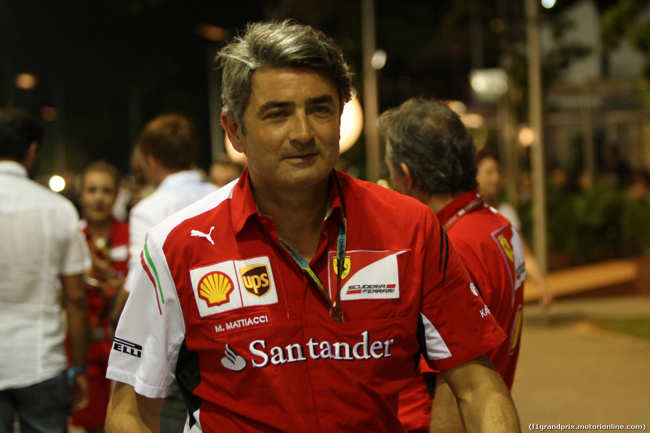 GP SINGAPORE, 20.09.2014 - Qualifiche, Marco Mattiacci (ITA) Team Principal, Ferrari