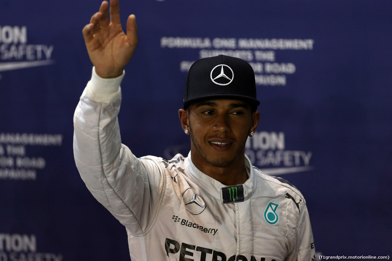 GP SINGAPORE, 20.09.2014 - Qualifiche, Lewis Hamilton (GBR) Mercedes AMG F1 W05