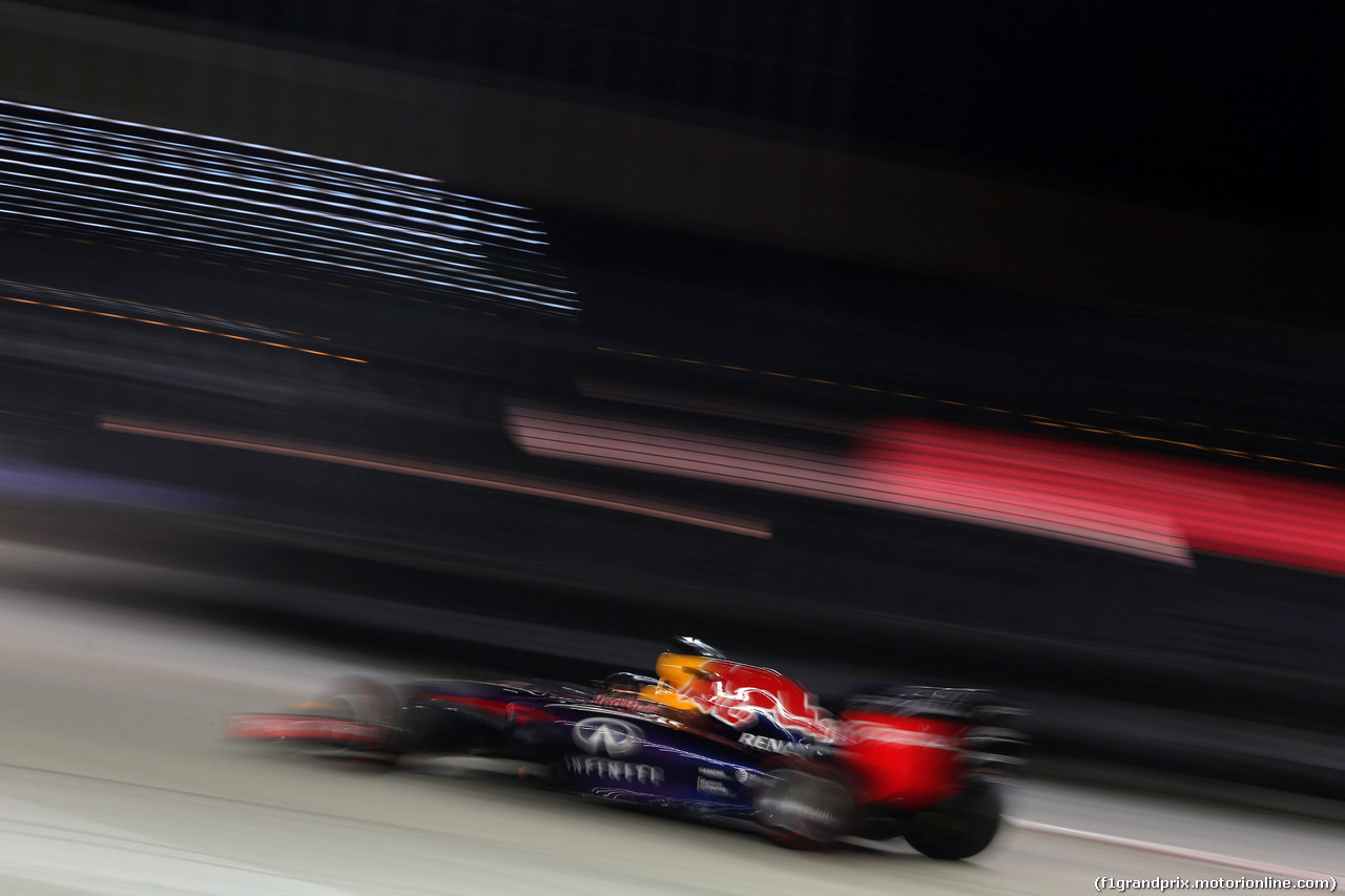 GP SINGAPORE, 20.09.2014 - Qualifiche, Sebastian Vettel (GER) Red Bull Racing RB10