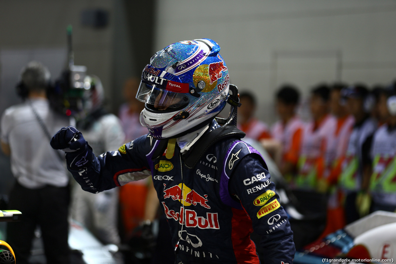 GP SINGAPORE, 20.09.2014 - Qualifiche, terzo Daniel Ricciardo (AUS) Red Bull Racing RB10