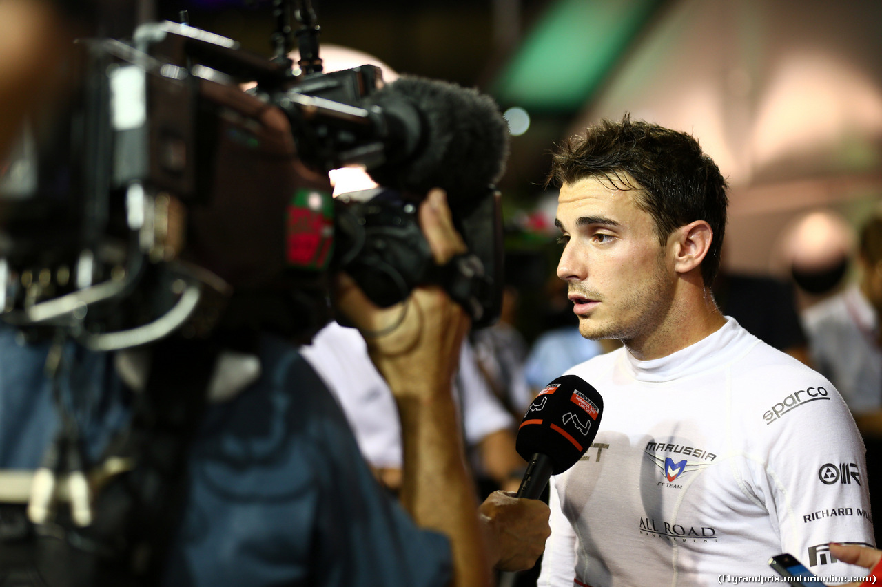GP SINGAPORE, 20.09.2014 - Qualifiche, Jules Bianchi (FRA) Marussia F1 Team MR03