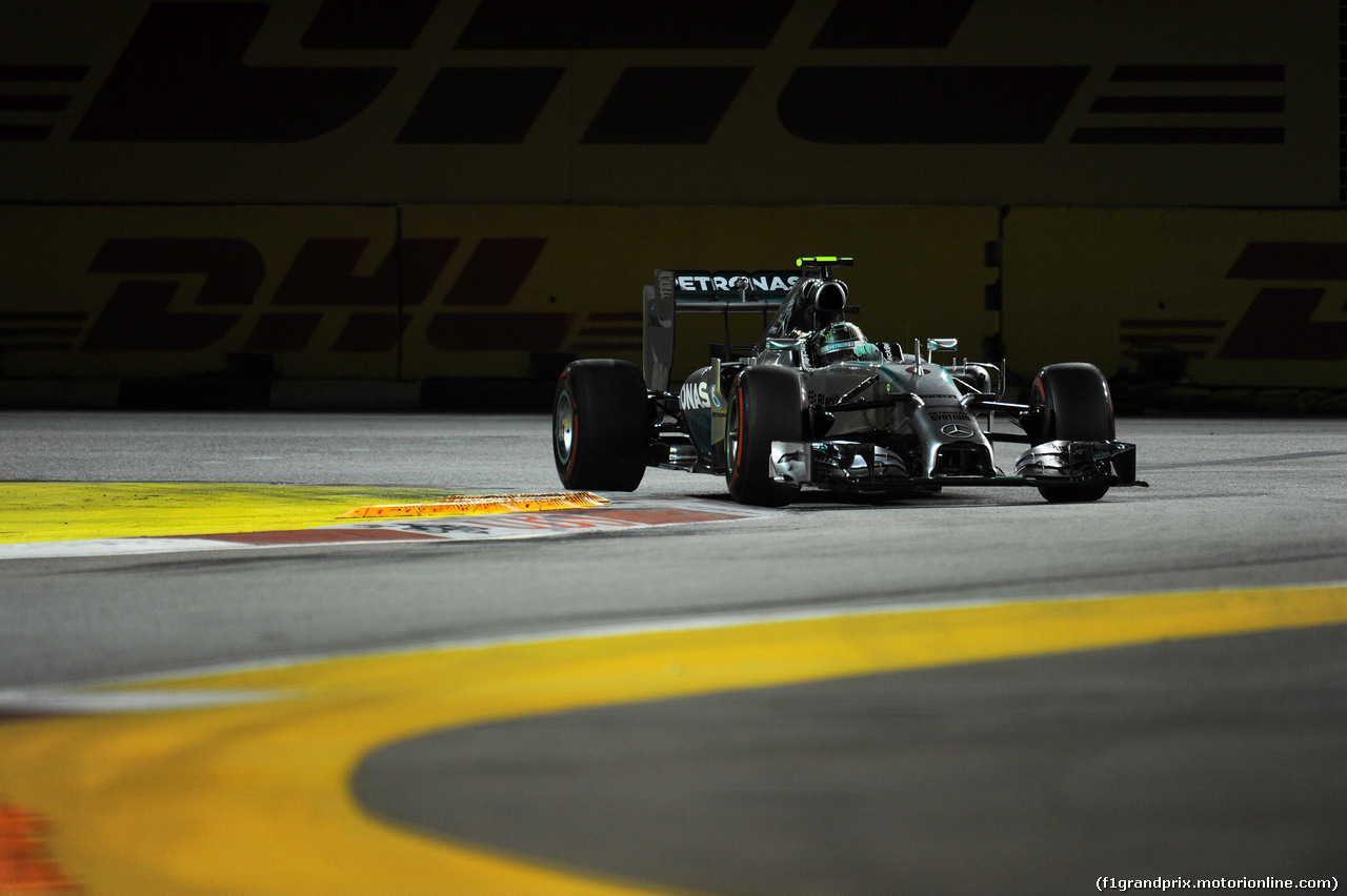 GP SINGAPORE, 20.09.2014 - Qualifiche, Nico Rosberg (GER) Mercedes AMG F1 W05