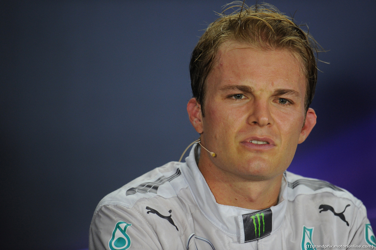 GP SINGAPORE, 20.09.2014 - Qualifiche, Conferenza Stampa, Nico Rosberg (GER) Mercedes AMG F1 W05