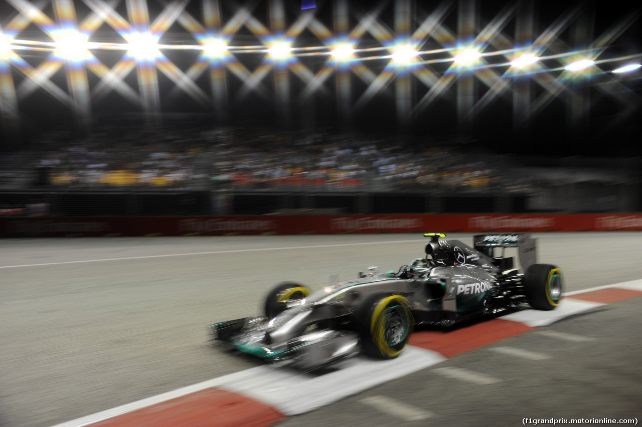 GP SINGAPORE, 20.09.2014 - Qualifiche, Nico Rosberg (GER) Mercedes AMG F1 W05