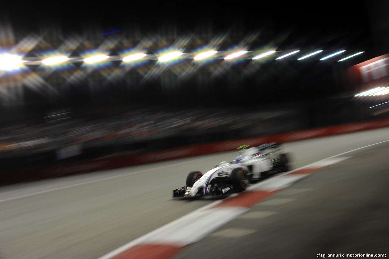 GP SINGAPORE, 20.09.2014 - Qualifiche, Valtteri Bottas (FIN) Williams F1 Team FW36