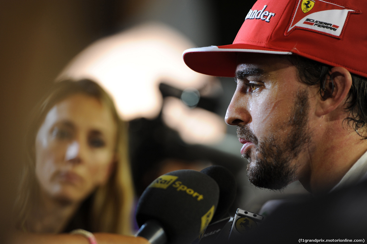 GP SINGAPORE, 20.09.2014 - Qualifiche, Fernando Alonso (ESP) Ferrari F14-T