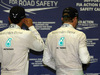 GP SINGAPORE, 20.09.2014 - Qualifiche, Lewis Hamilton (GBR) Mercedes AMG F1 W05 e Nico Rosberg (GER) Mercedes AMG F1 W05
