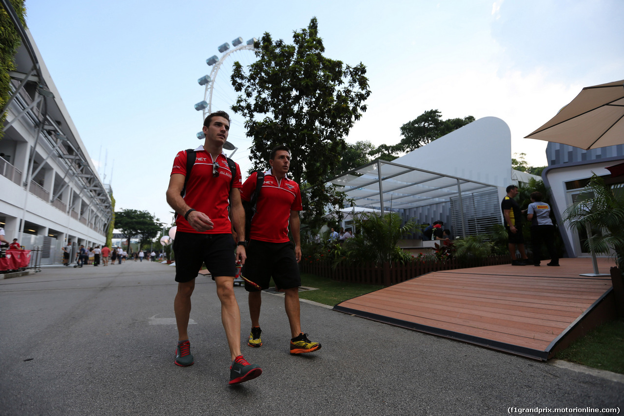 GP SINGAPORE, 19.09.2014- Jules Bianchi (FRA) Marussia F1 Team MR03