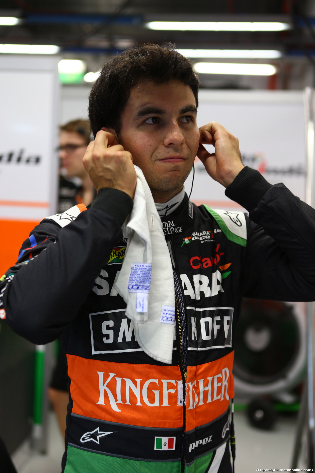 GP SINGAPORE, 19.09.2014- Prove Libere 1, Sergio Perez (MEX) Sahara Force India F1 VJM07