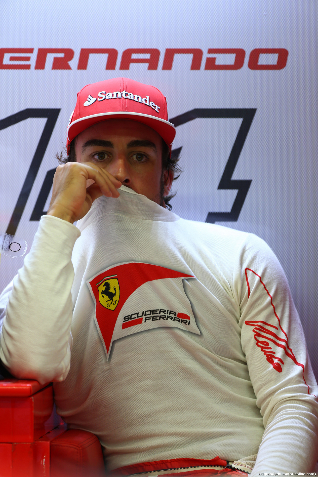 GP SINGAPORE, 19.09.2014- Prove Libere 1, Fernando Alonso (ESP) Ferrari F14-T