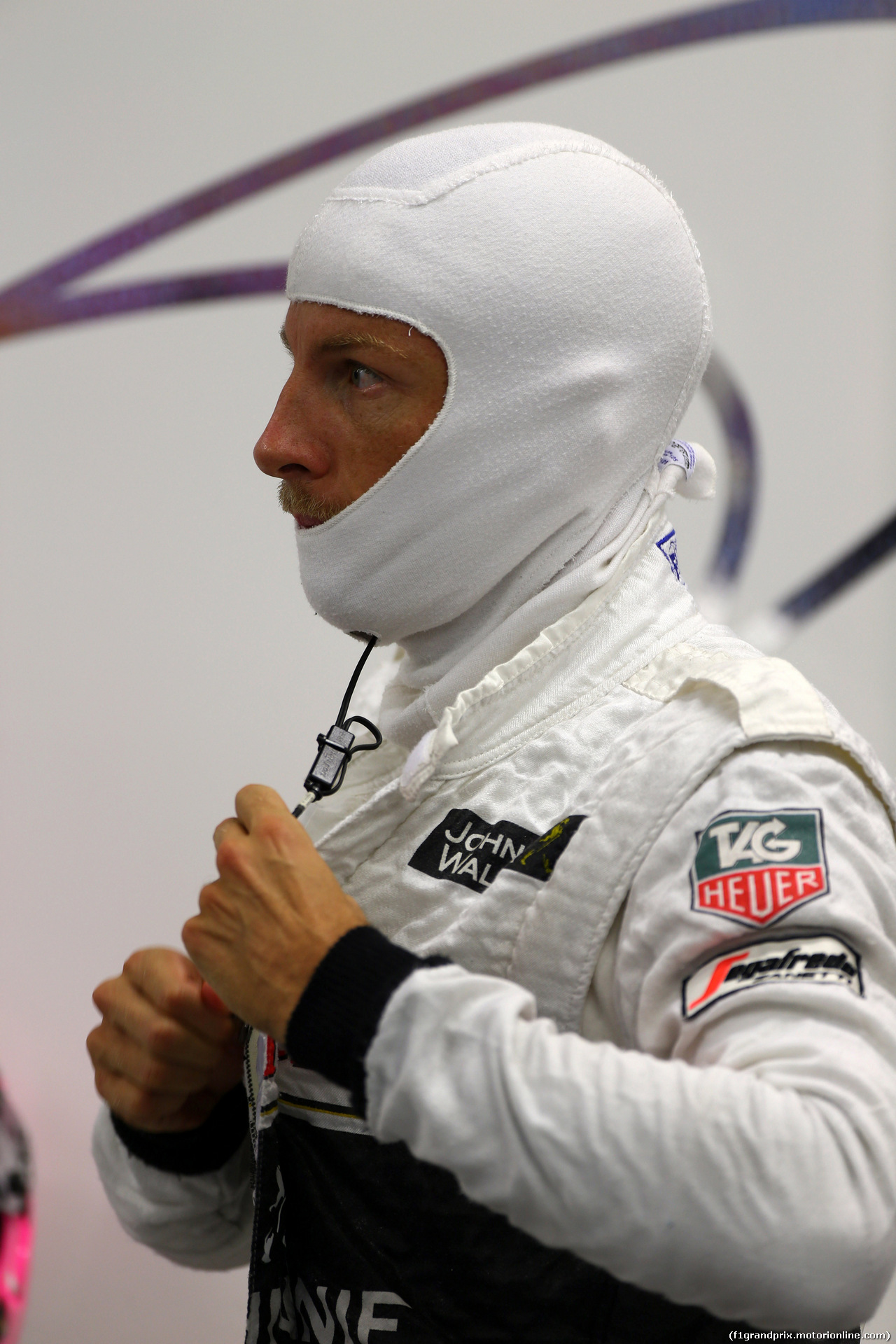 GP SINGAPORE, 19.09.2014- Prove Libere 1, Jenson Button (GBR) McLaren Mercedes MP4-29