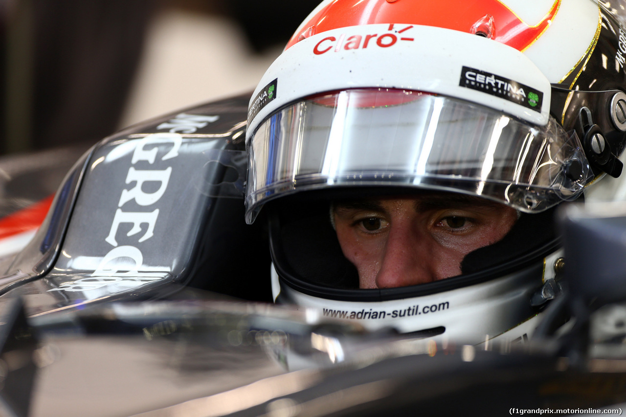 GP SINGAPORE, 19.09.2014- Prove Libere 1, Adrian Sutil (GER) Sauber F1 Team C33