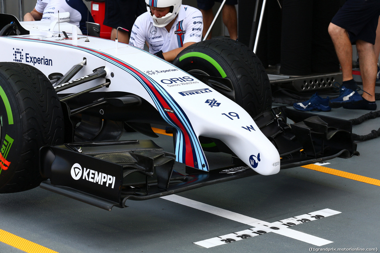GP SINGAPORE, 19.09.2014- Prove Libere 1, Felipe Massa (BRA) Williams F1 Team FW36
