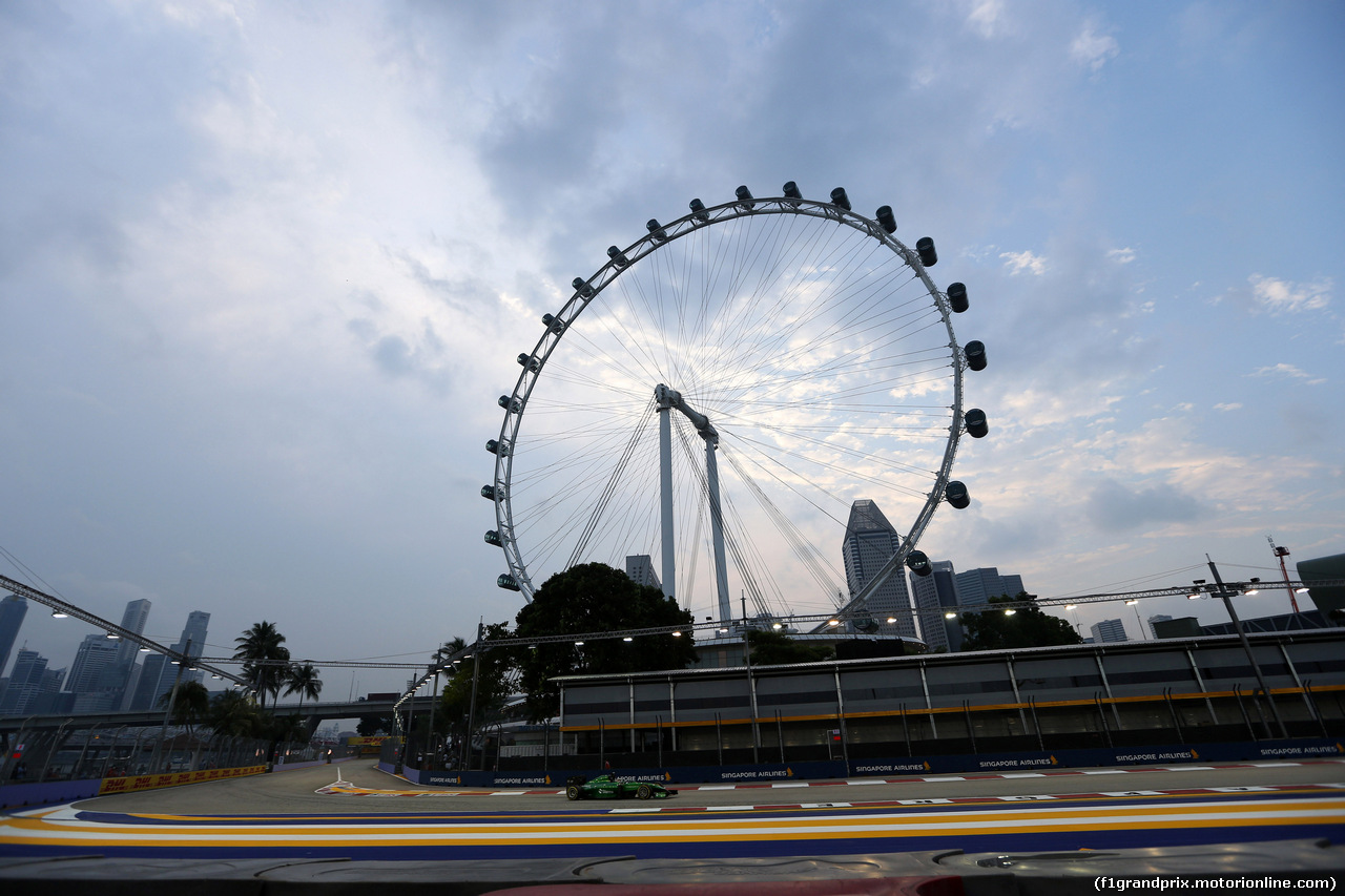 GP SINGAPORE, 19.09.2014- Prove Libere 1, Kamui Kobayashi (JAP) Caterham F1 Team CT-04