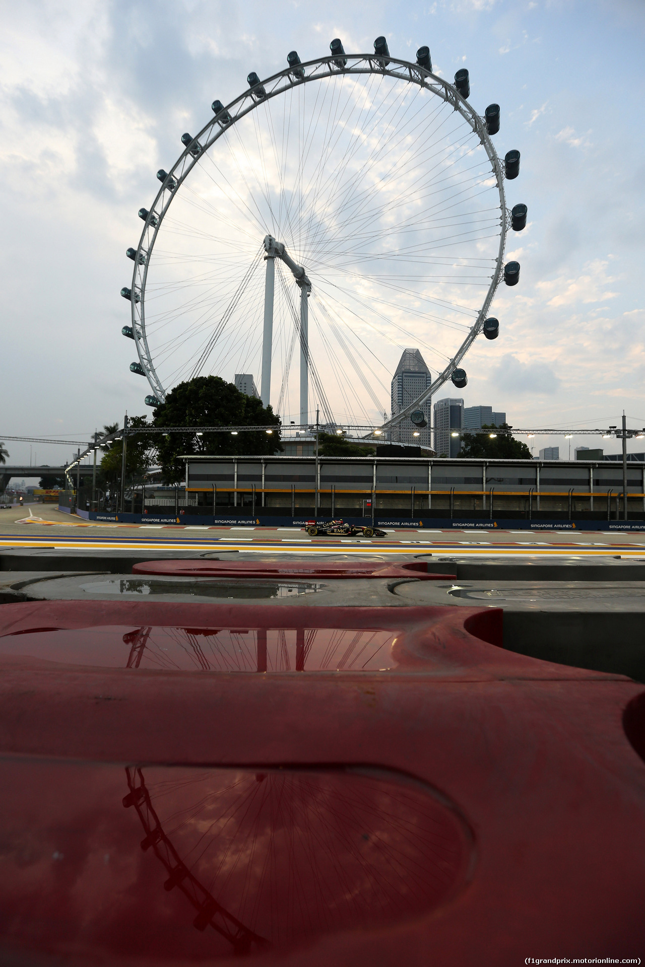 GP SINGAPORE, 19.09.2014- Prove Libere 1, Pastor Maldonado (VEN) Lotus F1 Team E22