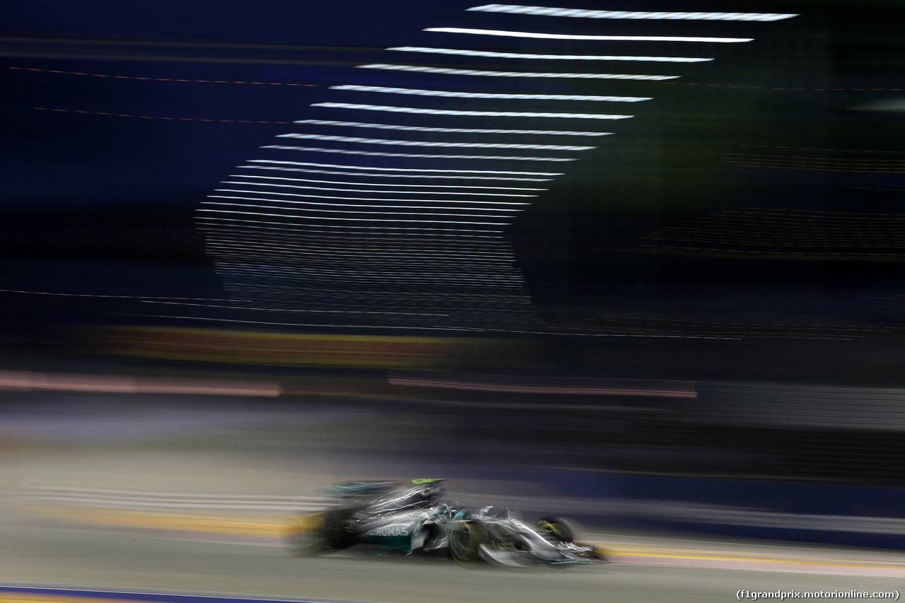 GP SINGAPORE, 19.09.2014- Prove Libere 1, Nico Rosberg (GER) Mercedes AMG F1 W05