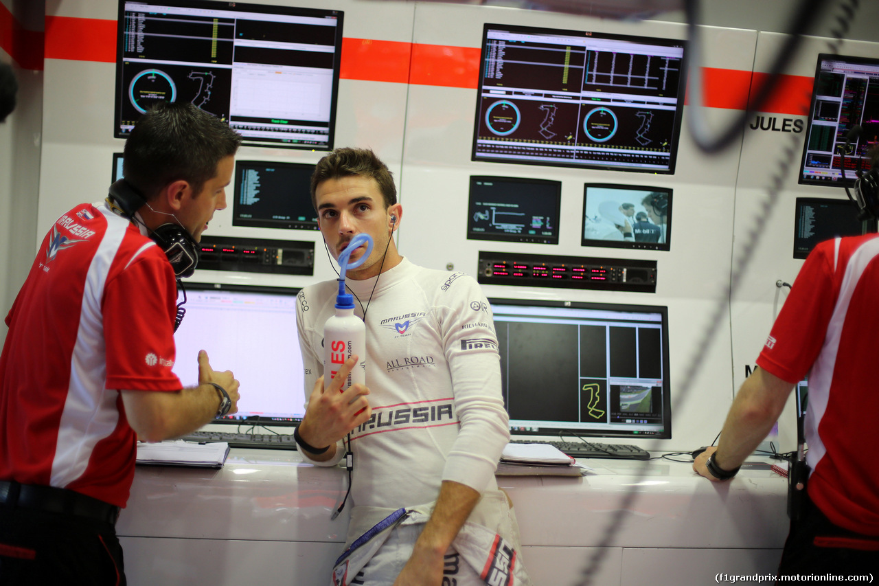 GP SINGAPORE, 19.09.2014- Prove Libere 1, Jules Bianchi (FRA) Marussia F1 Team MR03
