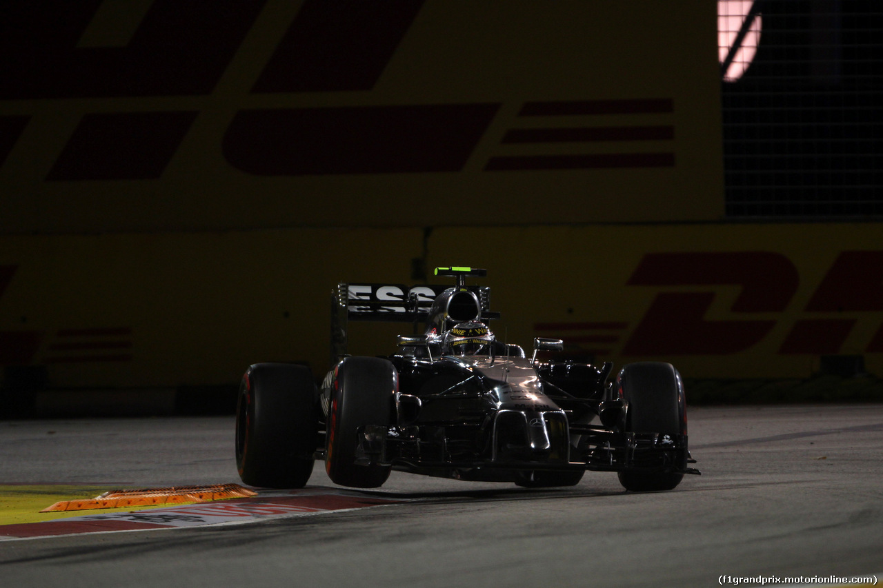 GP SINGAPORE, 19.09.2014- Prove Libere 2, Kevin Magnussen (DEN) McLaren Mercedes MP4-29