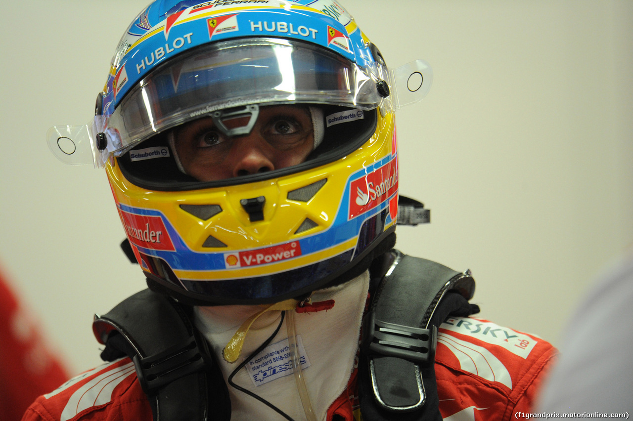 GP SINGAPORE, 19.09.2014- Prove Libere 2, Fernando Alonso (ESP) Ferrari F14-T