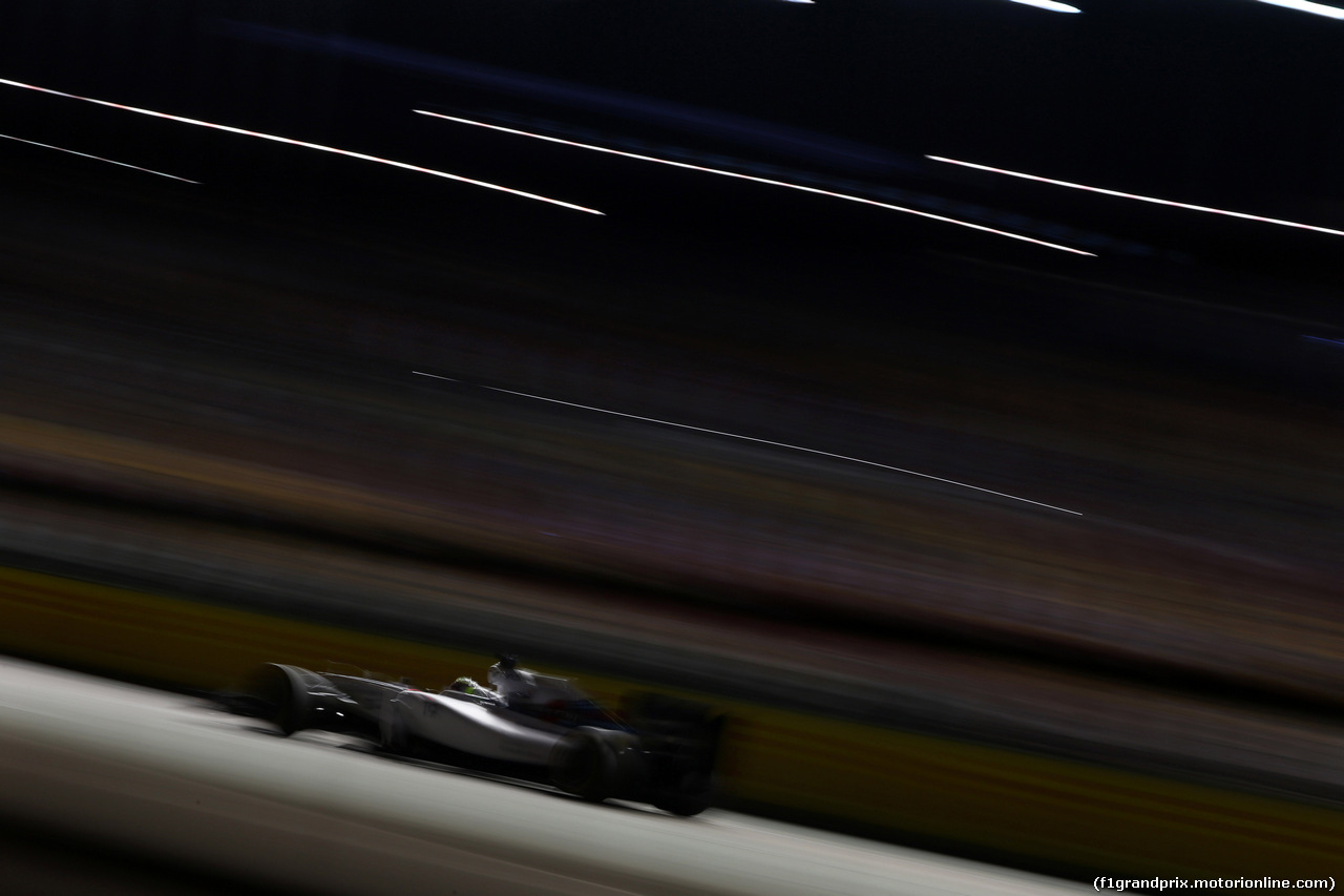 GP SINGAPORE, 19.09.2014- Prove Libere 2, Felipe Massa (BRA) Williams F1 Team FW36