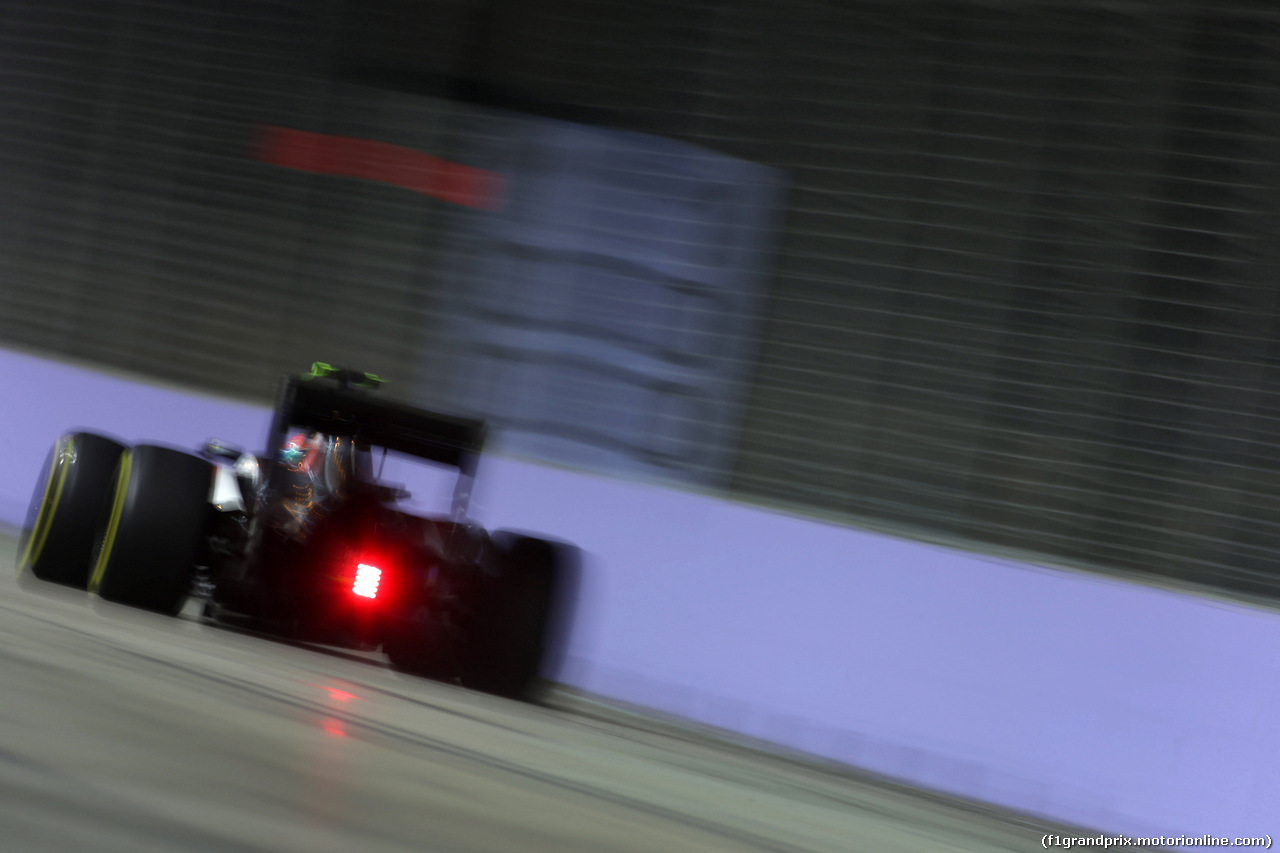 GP SINGAPORE, 19.09.2014- Prove Libere 2, Valtteri Bottas (FIN) Williams F1 Team FW36