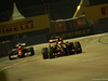 GP SINGAPORE, 19.09.2014- Free Practice 2, Pastor Maldonado (VEN) Lotus F1 Team E22 davanti a Kimi Raikkonen (FIN) Ferrari F14-T