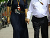 GP SINGAPORE, 19.09.2014- Free Practice 2, Bernie Ecclestone (GBR), President e sua moglie Fabiana Flosi (BRA)