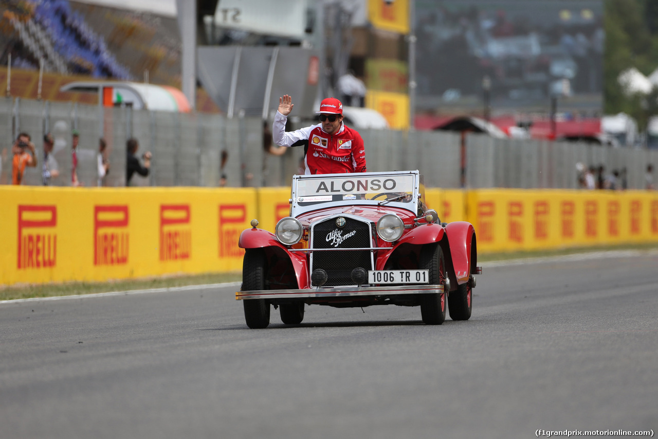 GP SPAGNA, 11.05.2014- Fernando Alonso (ESP) Ferrari F14-T