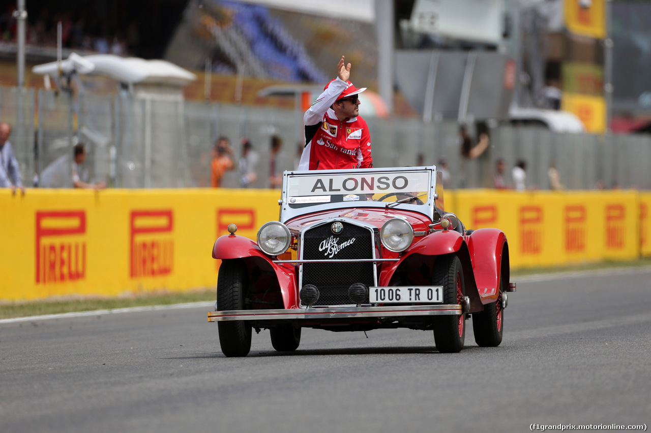 GP SPAGNA, 11.05.2014- Fernando Alonso (ESP) Ferrari F14-T