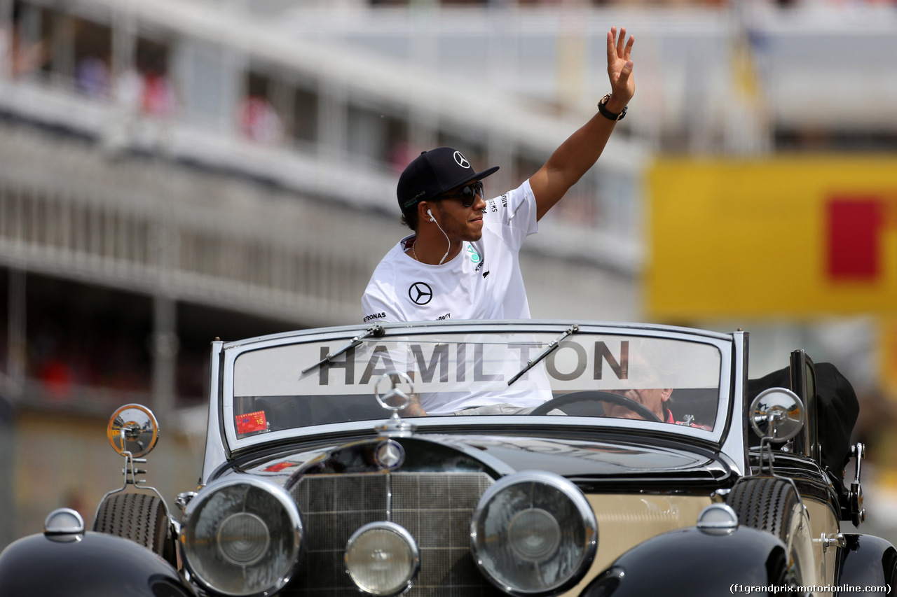 GP SPAGNA, 11.05.2014- Lewis Hamilton (GBR) Mercedes AMG F1 W05