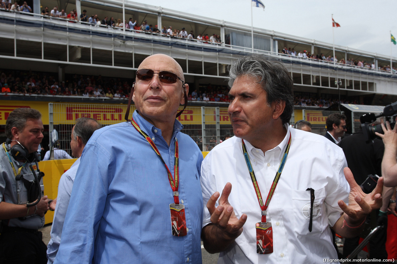 GP SPAGNA, 11.05.2014- Peter Brabeck-Letmathe (AUT) Formula One Chairman e Pasquale Lattuneddu (ITA), FOM