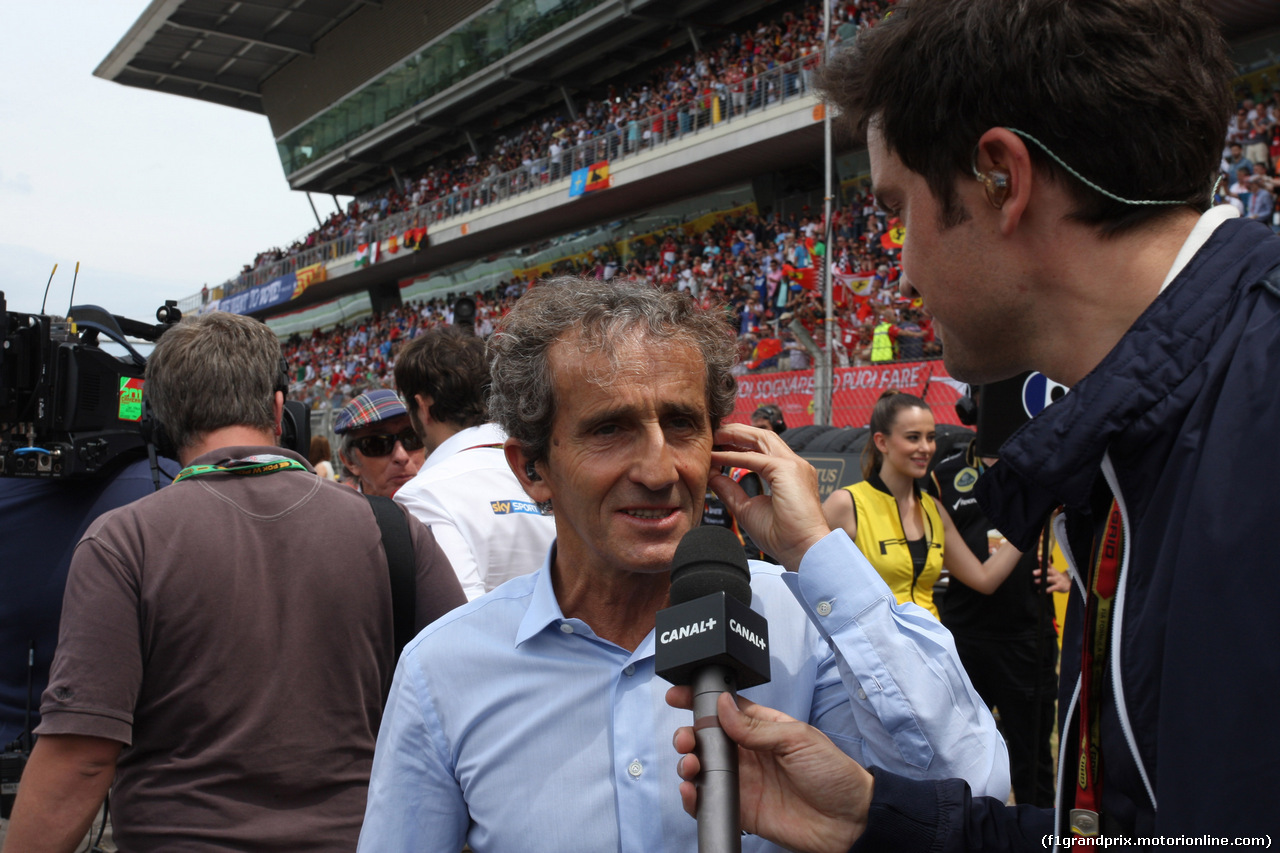 GP SPAGNA, 11.05.2014- Alain Prost (FRA)