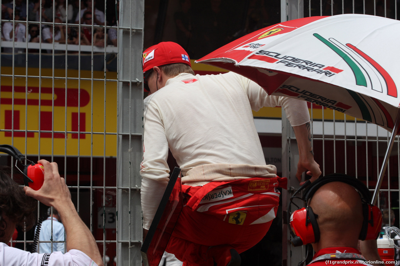 GP SPAGNA, 11.05.2014- Kimi Raikkonen (FIN) Ferrari F14-T