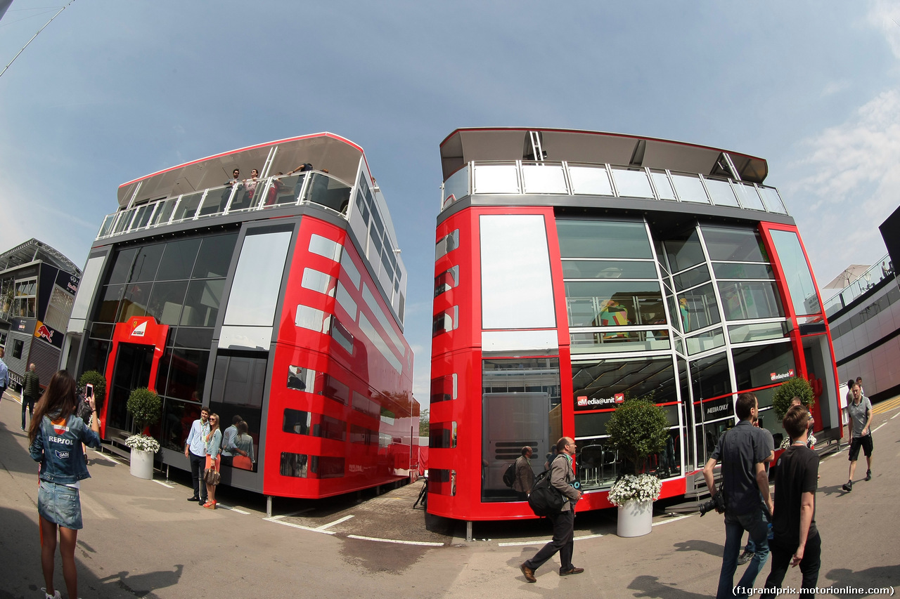 GP SPAGNA, 11.05.2014- Ferrari Hospitality