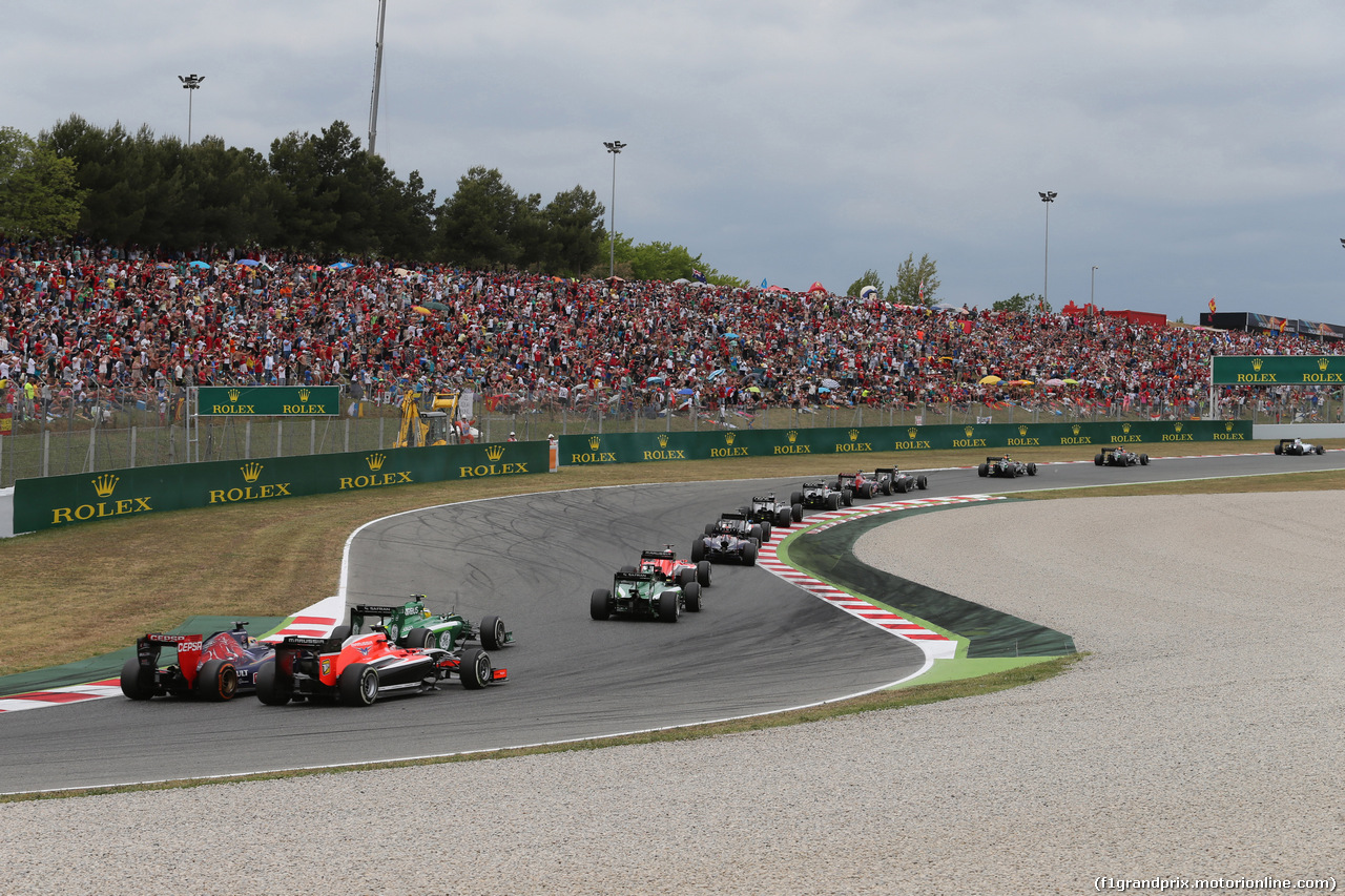 GP SPAGNA, 11.05.2014-  Gara, Start of the race