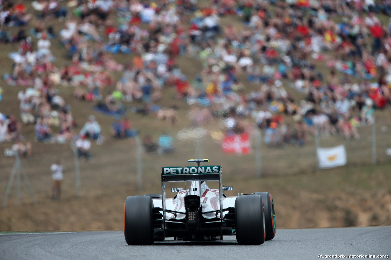 GP SPAGNA, 11.05.2014-  Gara, Nico Rosberg (GER) Mercedes AMG F1 W05