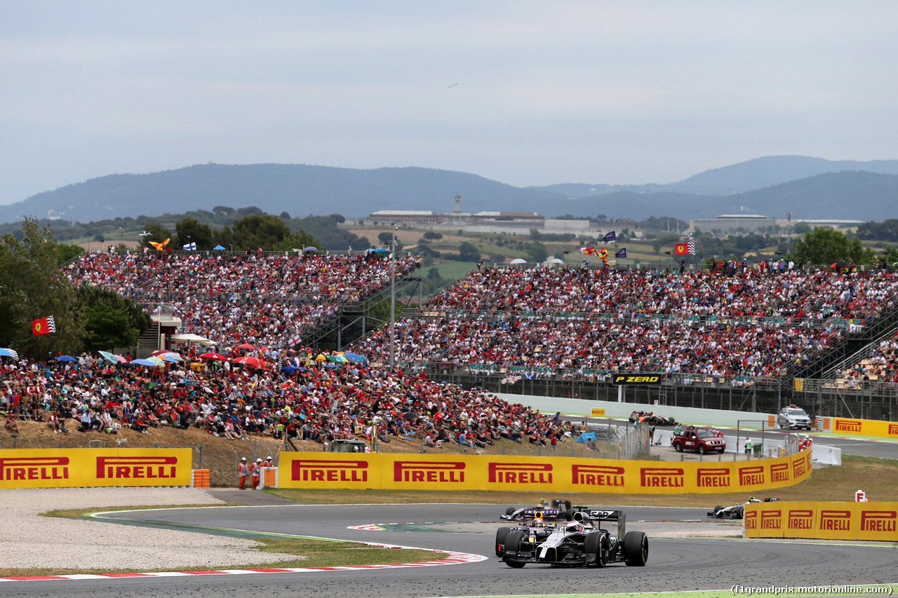 GP SPAGNA, 11.05.2014-  Gara, Jenson Button (GBR) McLaren Mercedes MP4-29